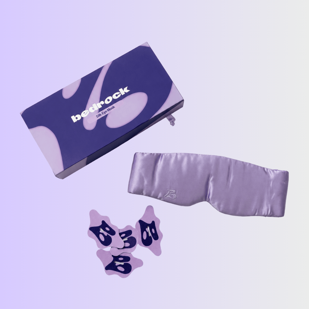 Deep Sleep Bundle (Mouth tape + Silk Sleep Pack) - Lilac