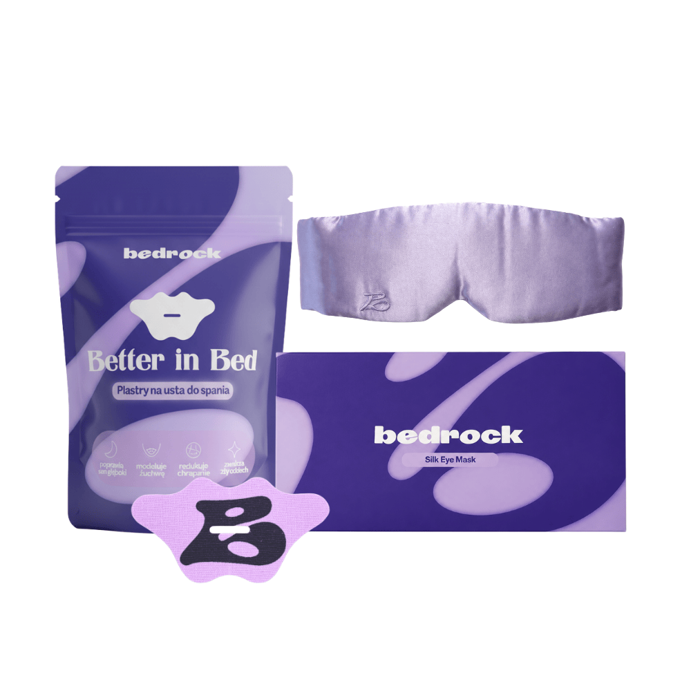 Deep Sleep Bundle (Mouth tape + Silk Sleep Pack) - Lilac