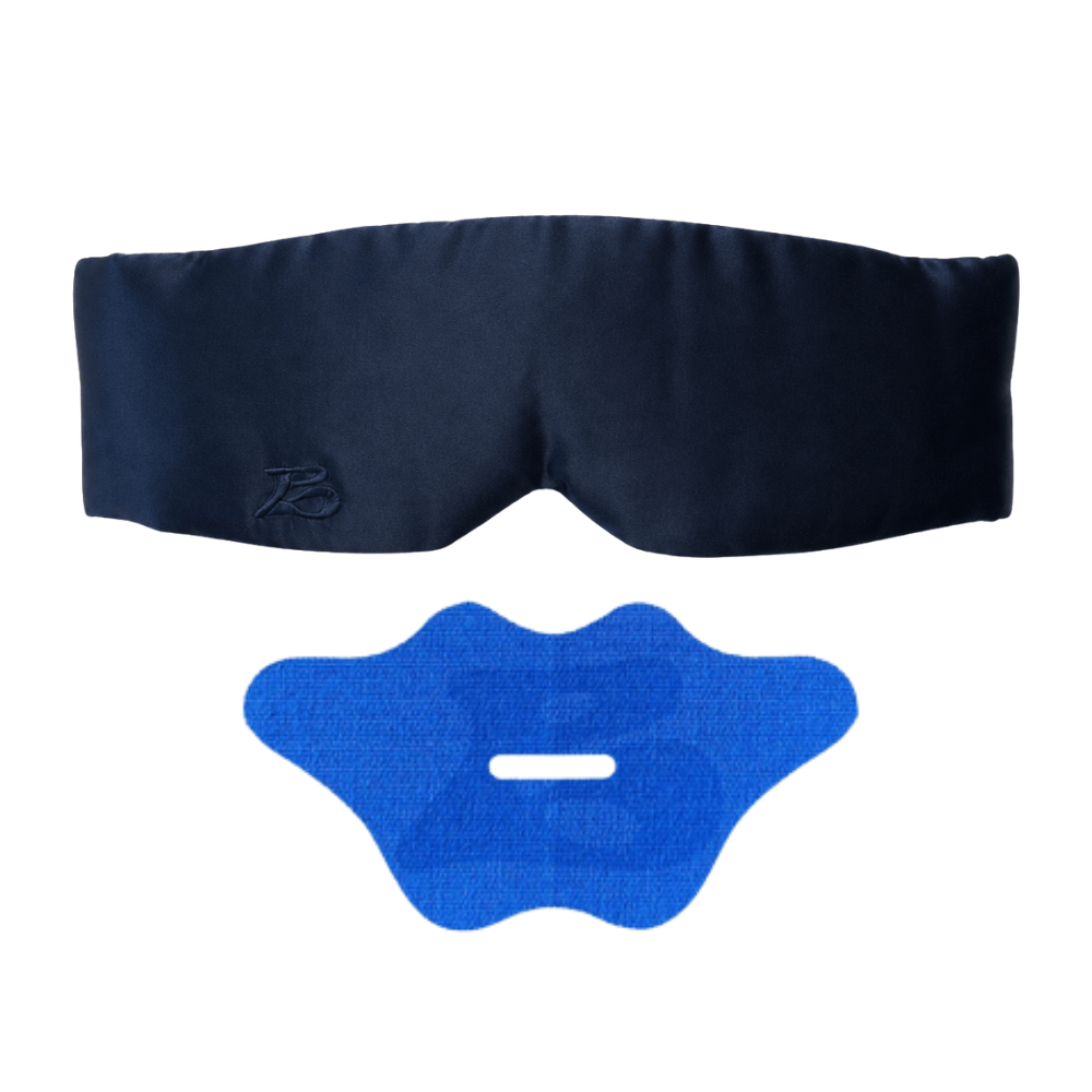 Deep Sleep Bundle (Mouth Tape + Silk Sleep Mask) - Blue