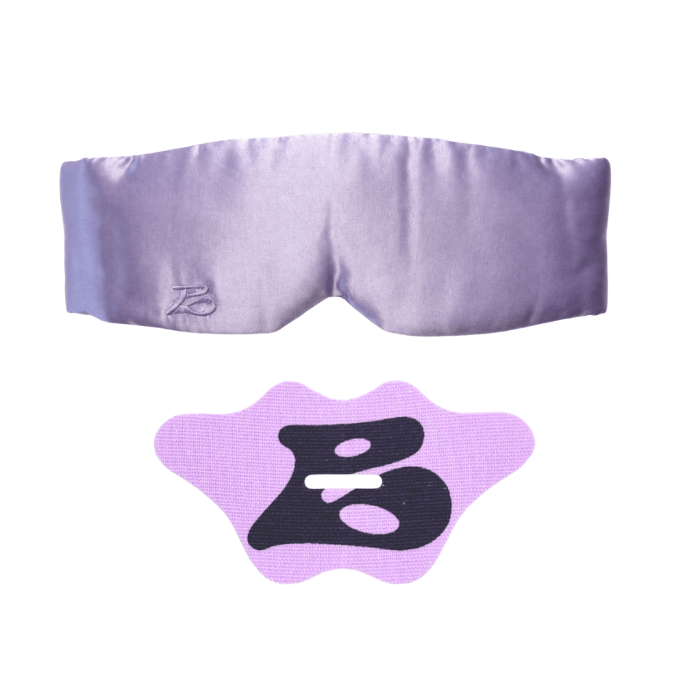 Deep Sleep Bundle (Mouth tape + Silk Sleep Pack) - Lilac