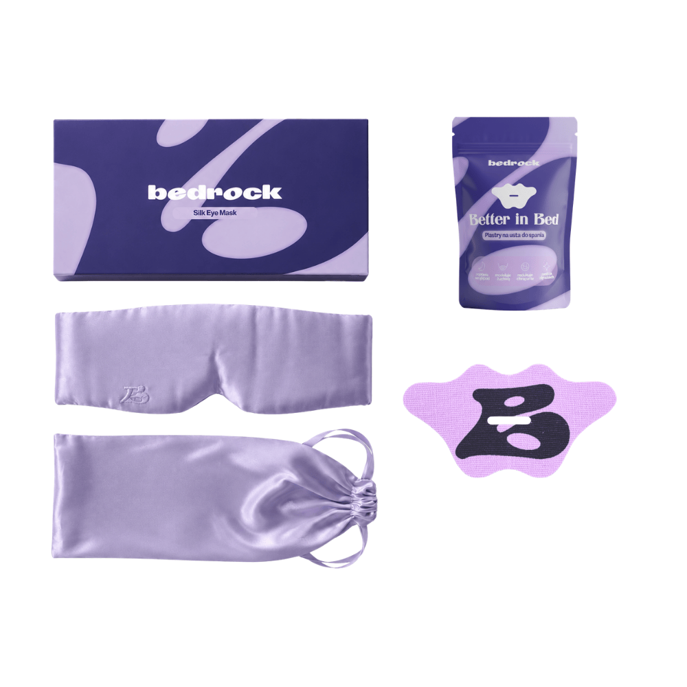 Deep Sleep Bundle (Mouth tape + Silk Sleep Pack) - Lilac