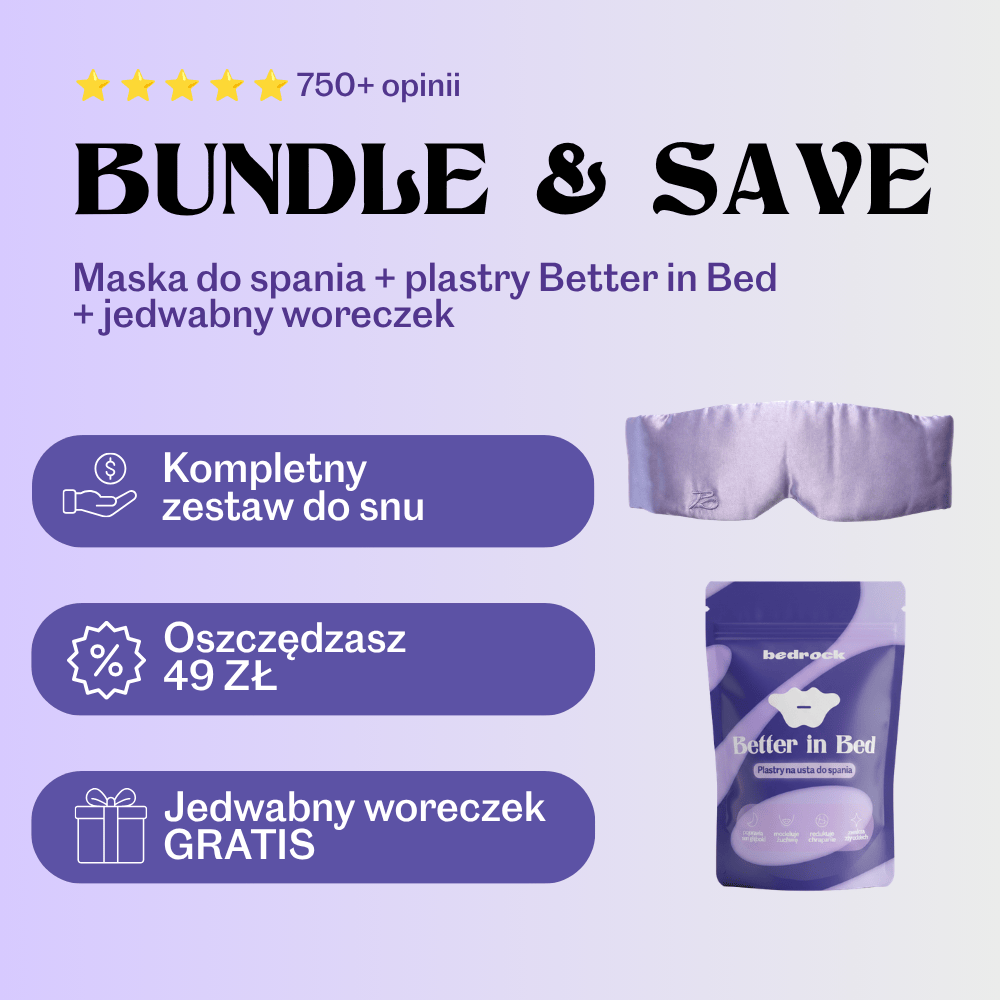 Deep Sleep Bundle (Mouth tape + Silk Sleep Pack) - Lilac