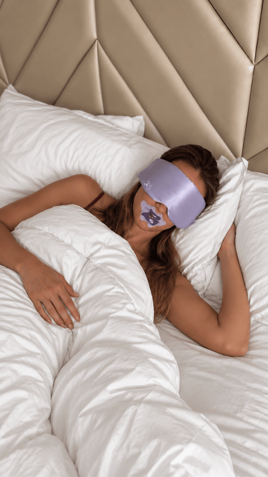 Deep Sleep Bundle (Mouth tape + Silk Sleep Pack) - Lilac