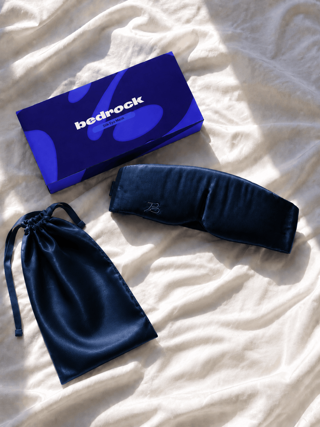 Silk Sleep Mask Lights Out – Blue 