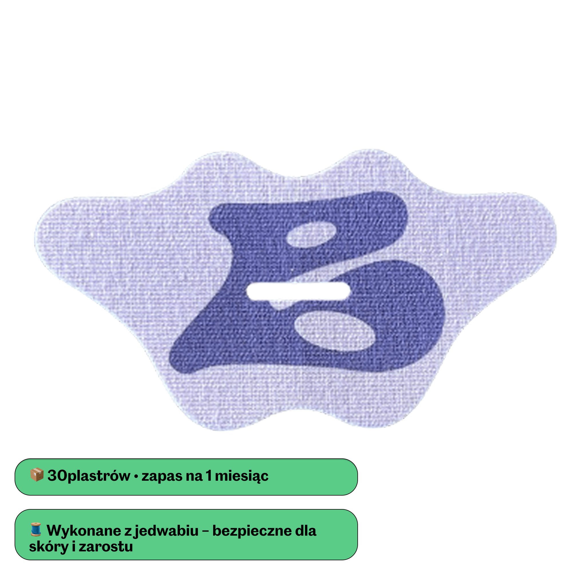 Plastry na usta do spania Bedrock Better in Bed – zbliżenie produktu