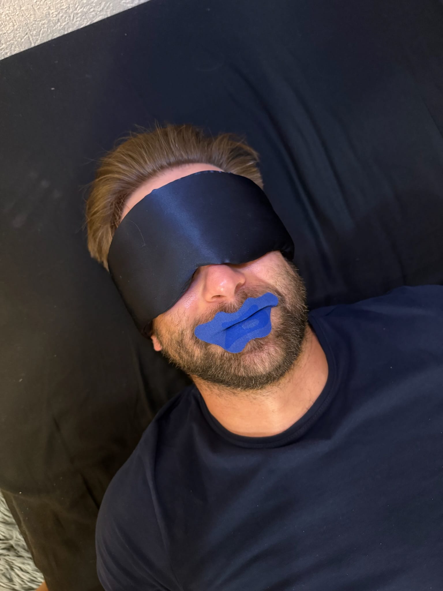 Deep Sleep Bundle (Mouth Tape + Silk Sleep Mask) - Blue