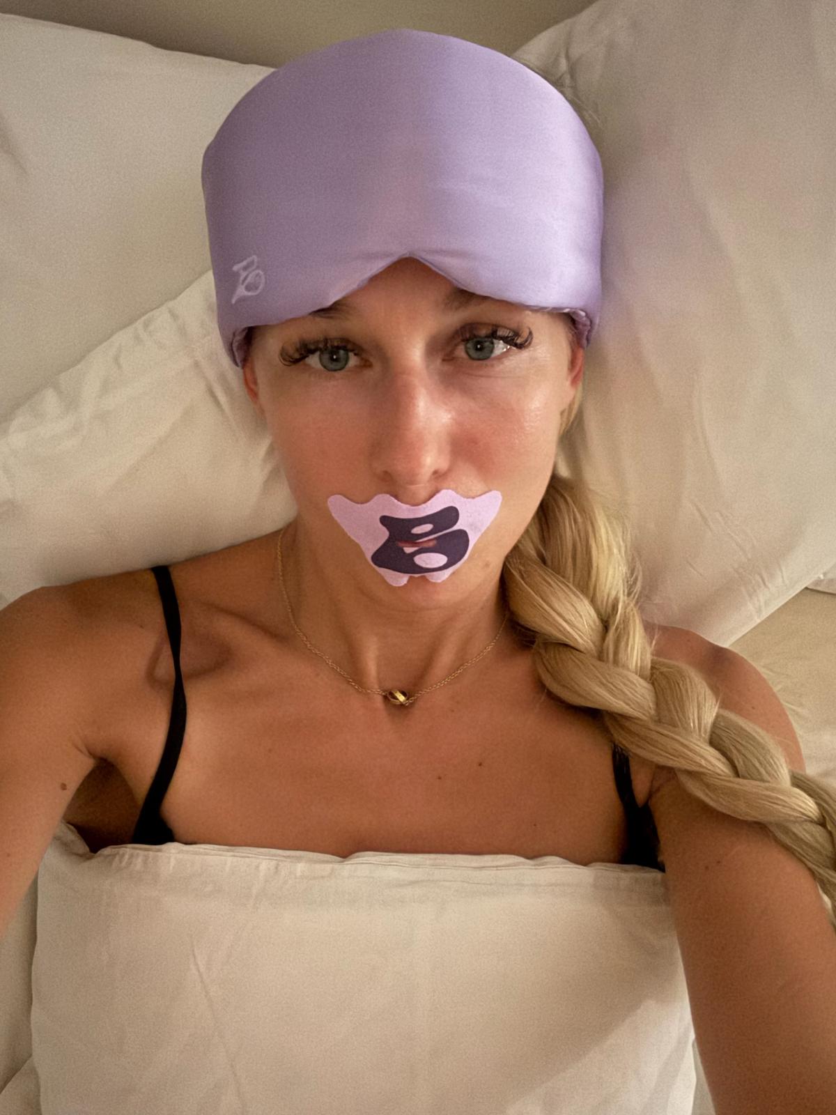 Deep Sleep Bundle (Mouth tape + Silk Sleep Pack) - Lilac